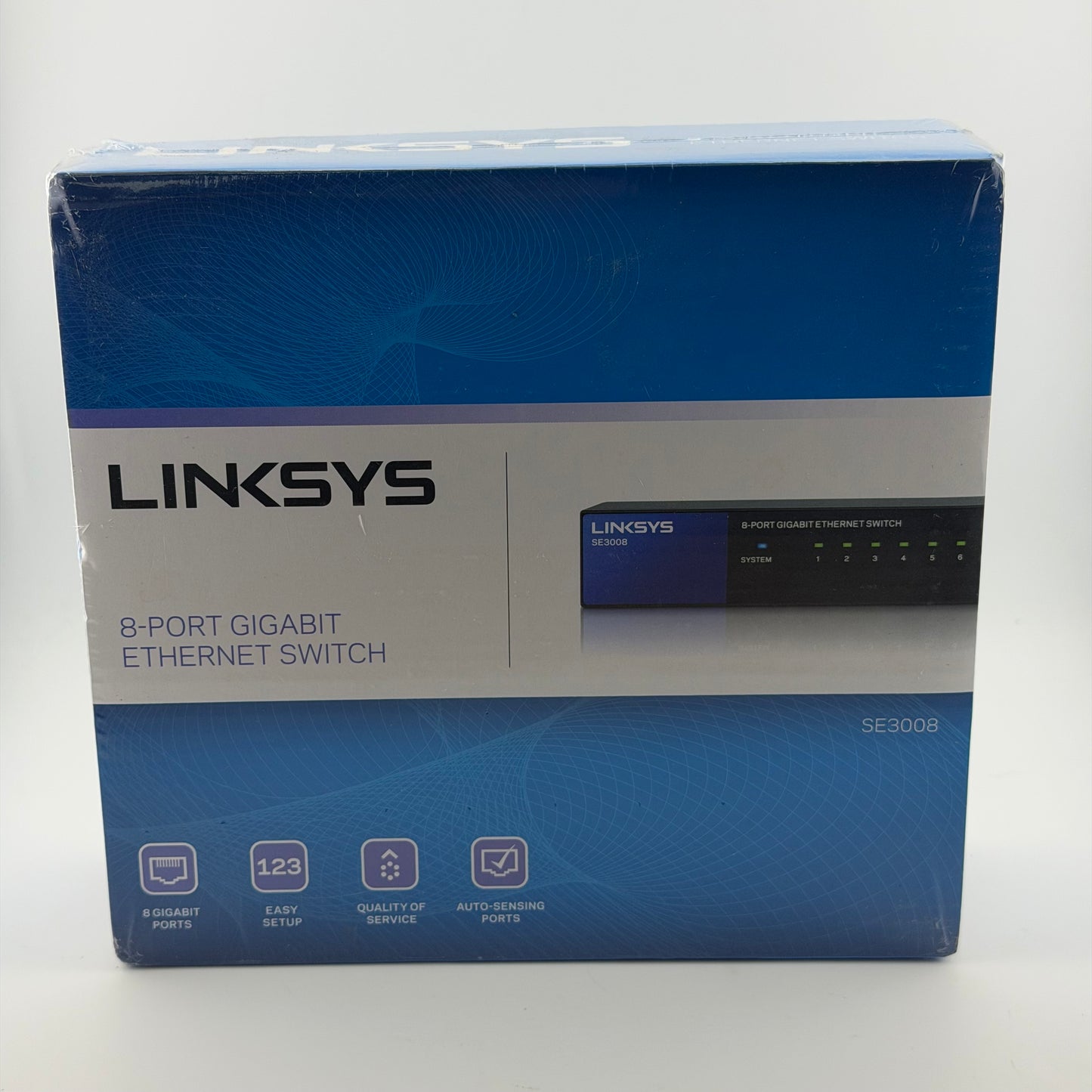 New Linksys SE3008 8-Port Gigabit Ethernet Switch