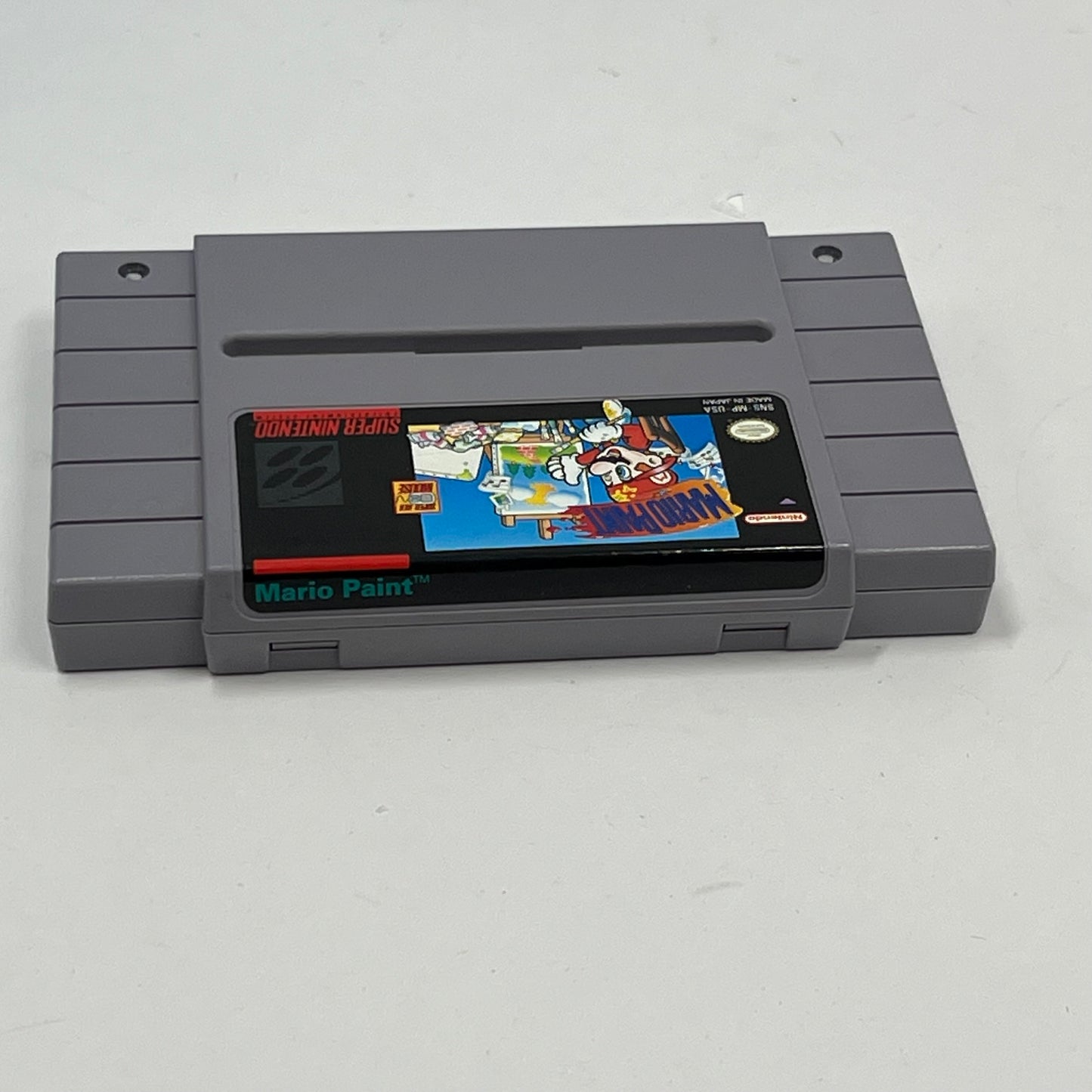 Mario Paint (Super Nintendo SNES, 1992) with SNES Mouse