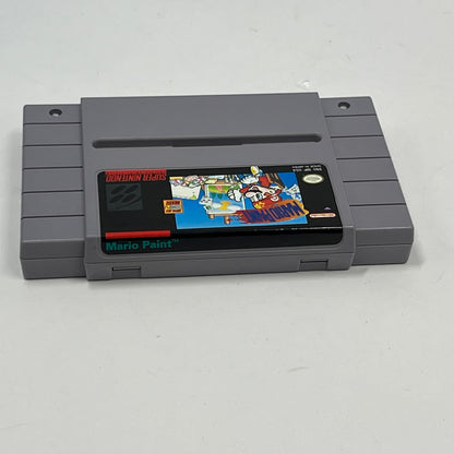 Mario Paint (Super Nintendo SNES, 1992) with SNES Mouse