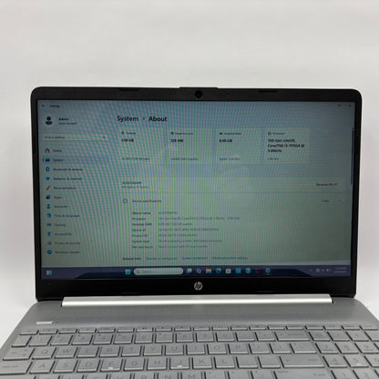 HP Laptop 15-DY2702DX 15.6" i3-1115G4 2.9GHz 8GB RAM 256GB SSD