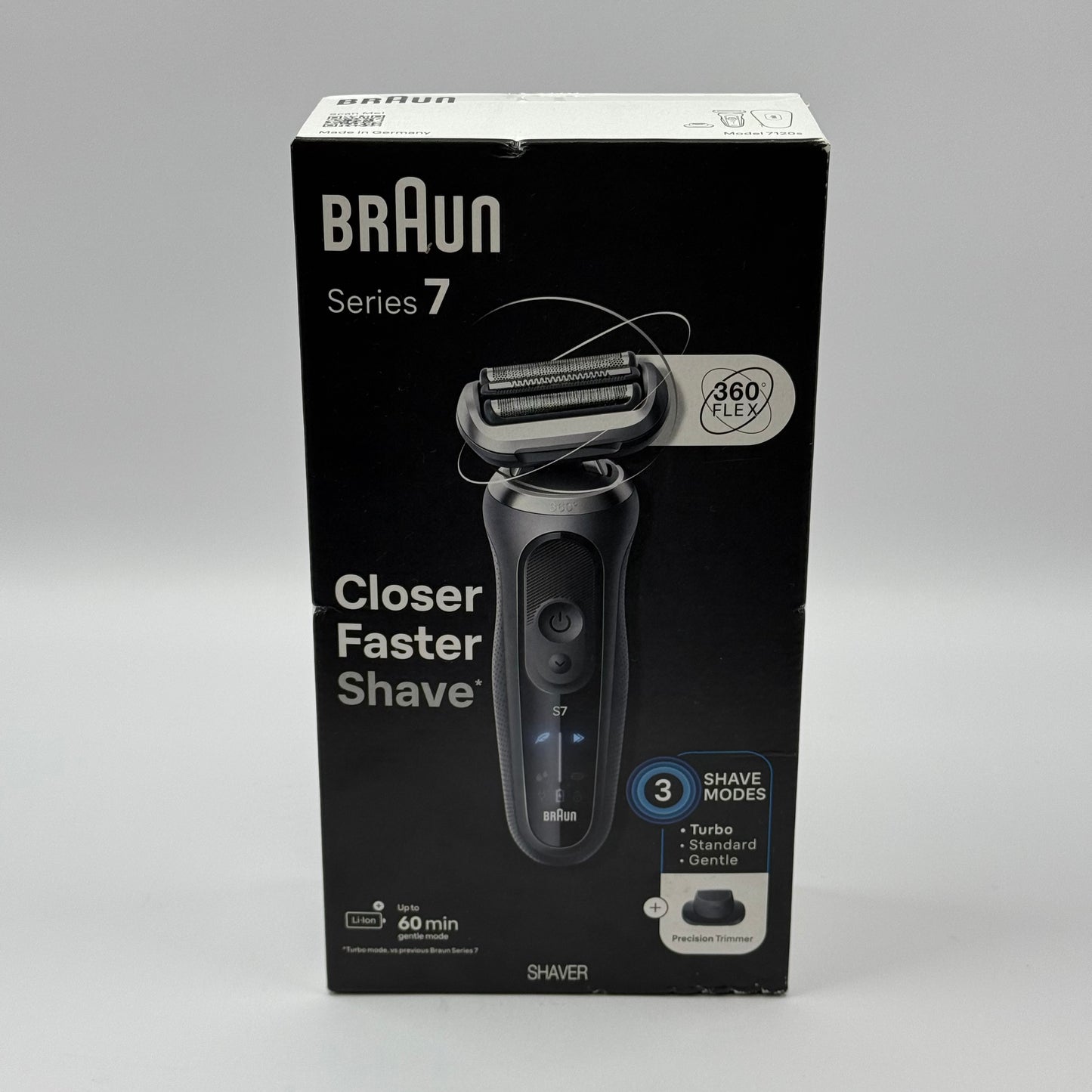 New Braun Series 7 360 Flex Electric Shaver 7120S
