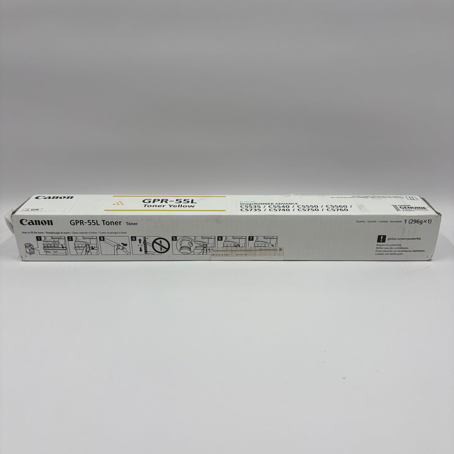 New Canon GPR-55L Yellow Toner Cartridge 0487C003