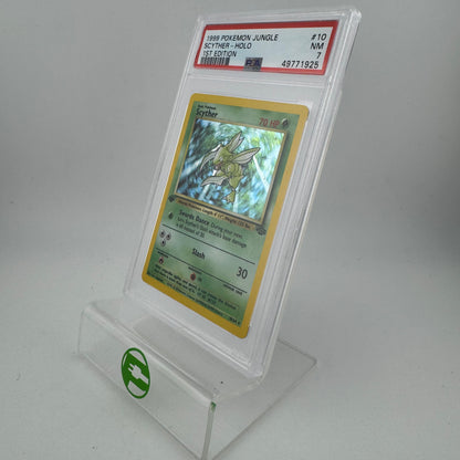 Pokémon TCG Jungle Scyther #10 Holo English PSA 7 NM