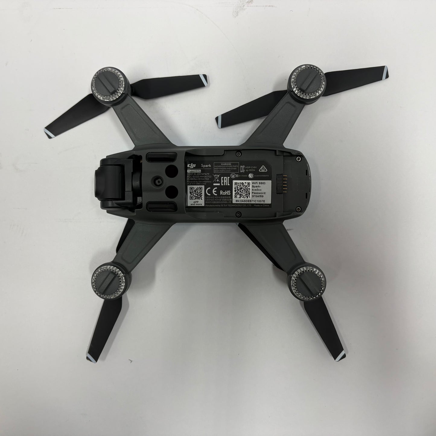 DJI Spark Camera Drone MM1A Fly More Combo
