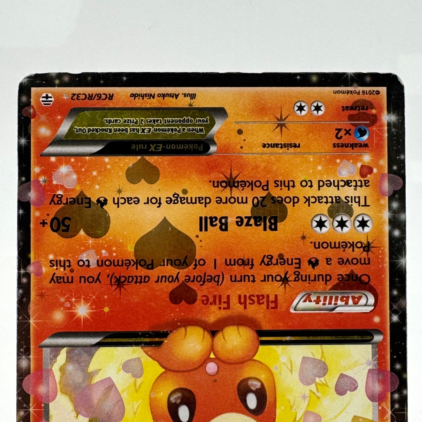 Pokémon TCG Generations Flareon EX #RC6 Holo English