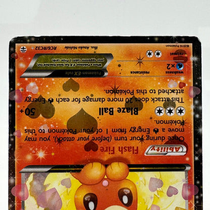 Pokémon TCG Generations Flareon EX #RC6 Holo English