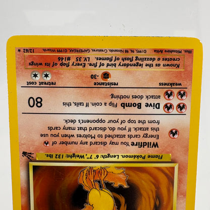 Pokémon TCG Fossil Moltres #12 Holo English LP