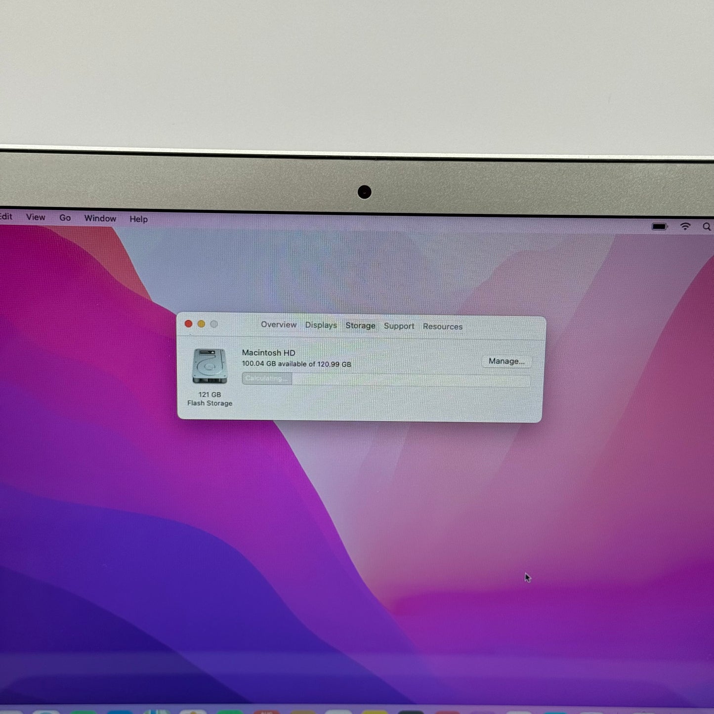 2017 Apple MacBook Air 13.3" i5 1.8GHz 8GB RAM 128GB SSD Silver A1466