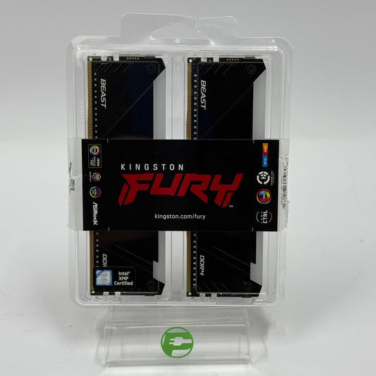 New Kingston FURY Beast 32GB (2x16GB) RAM DDR4 3200MHz KF432C16BB12AK2/32