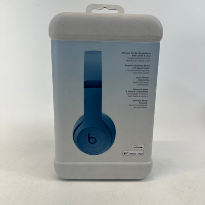 New Beats Solo 4 Wireless On-Ear Bluetooth Headphones Slate Blue MUW43LL/A