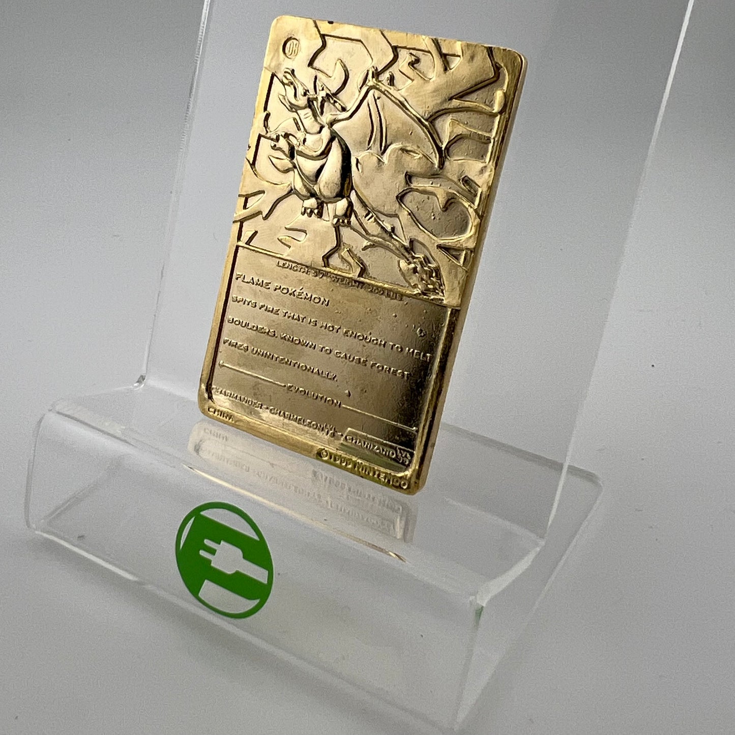 Pokemon Charizard [Gold Plated] #6 Burger King Promo Card