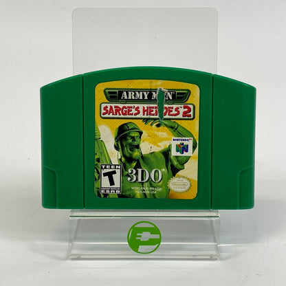 Army Men Sarge's Heroes 2 (Nintendo 64, 2000) Cartridge Only