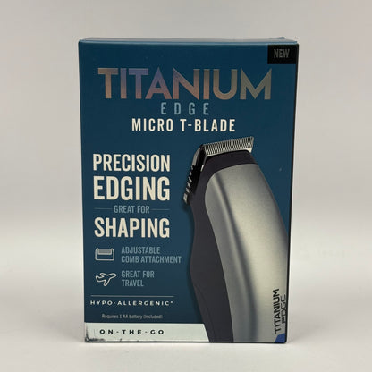 New Titanium Edge Micto T-Blade Wireless Shaver 2825S