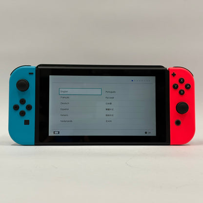 Nintendo Switch v2 Video Game Console HAC-001(-01)  Red/Blue