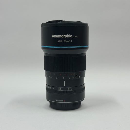 Sirui Anamorphic Lens 50mm f/1.8 For Fujifilm X-Mount Manual Lens