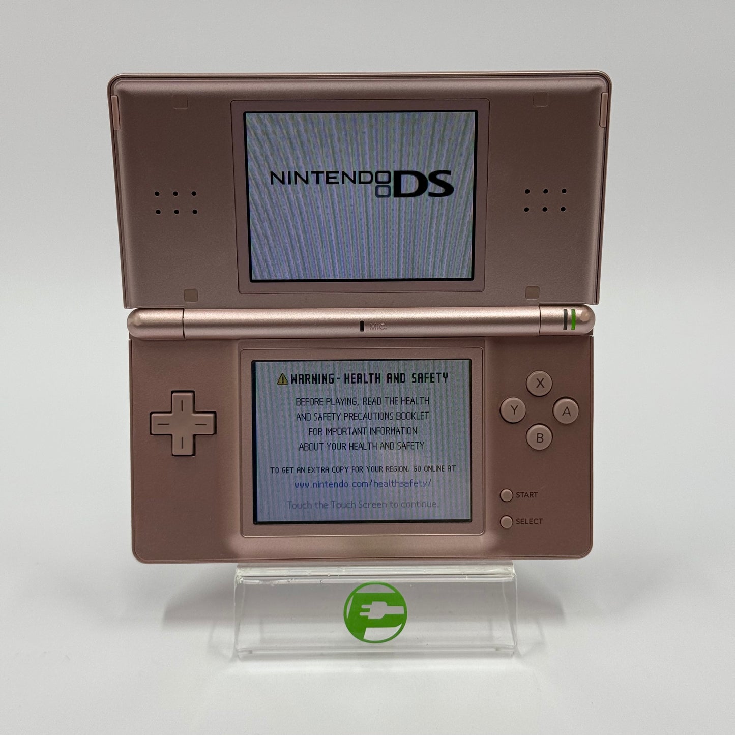 Nintendo DS Lite Handheld Game Console USG-001 Metallic Rose