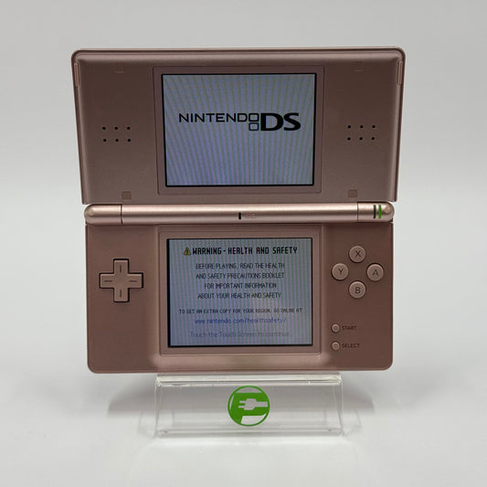 Nintendo DS Lite Handheld Game Console USG-001 Metallic Rose