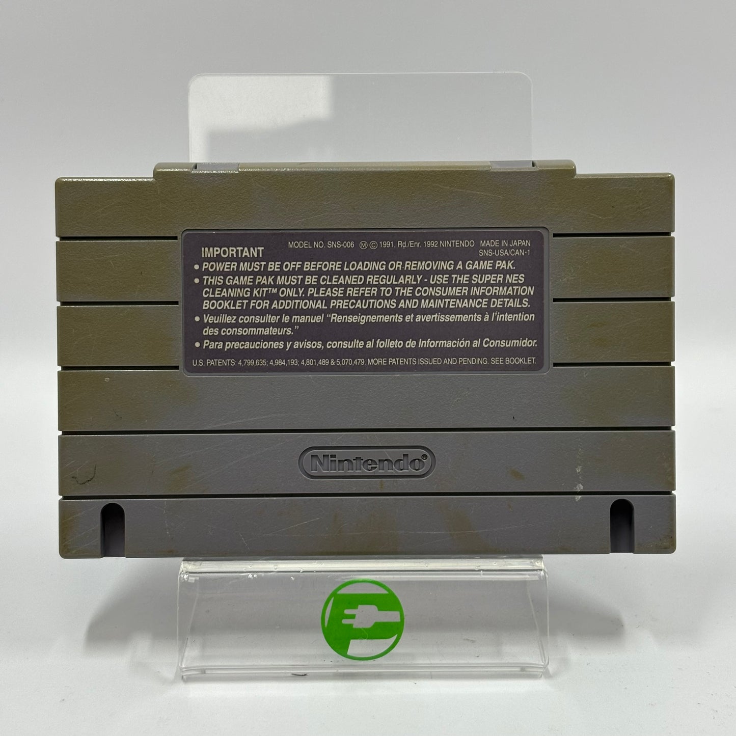 Super Mario Kart (Super Nintendo SNES, 1992) Cartridge Only