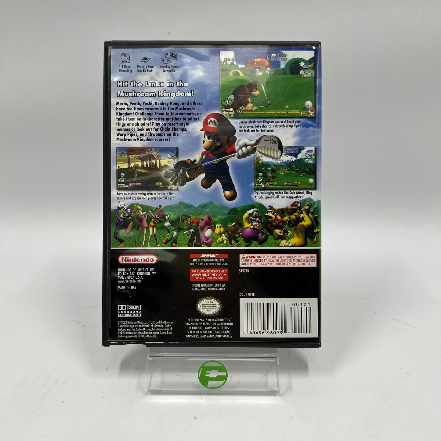 Mario Golf Toadstool Tour (Nintendo GameCube, 2003)
