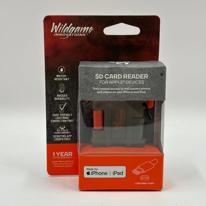 New Wildgame Innovations SD Card Reader WGI-WGICA0034