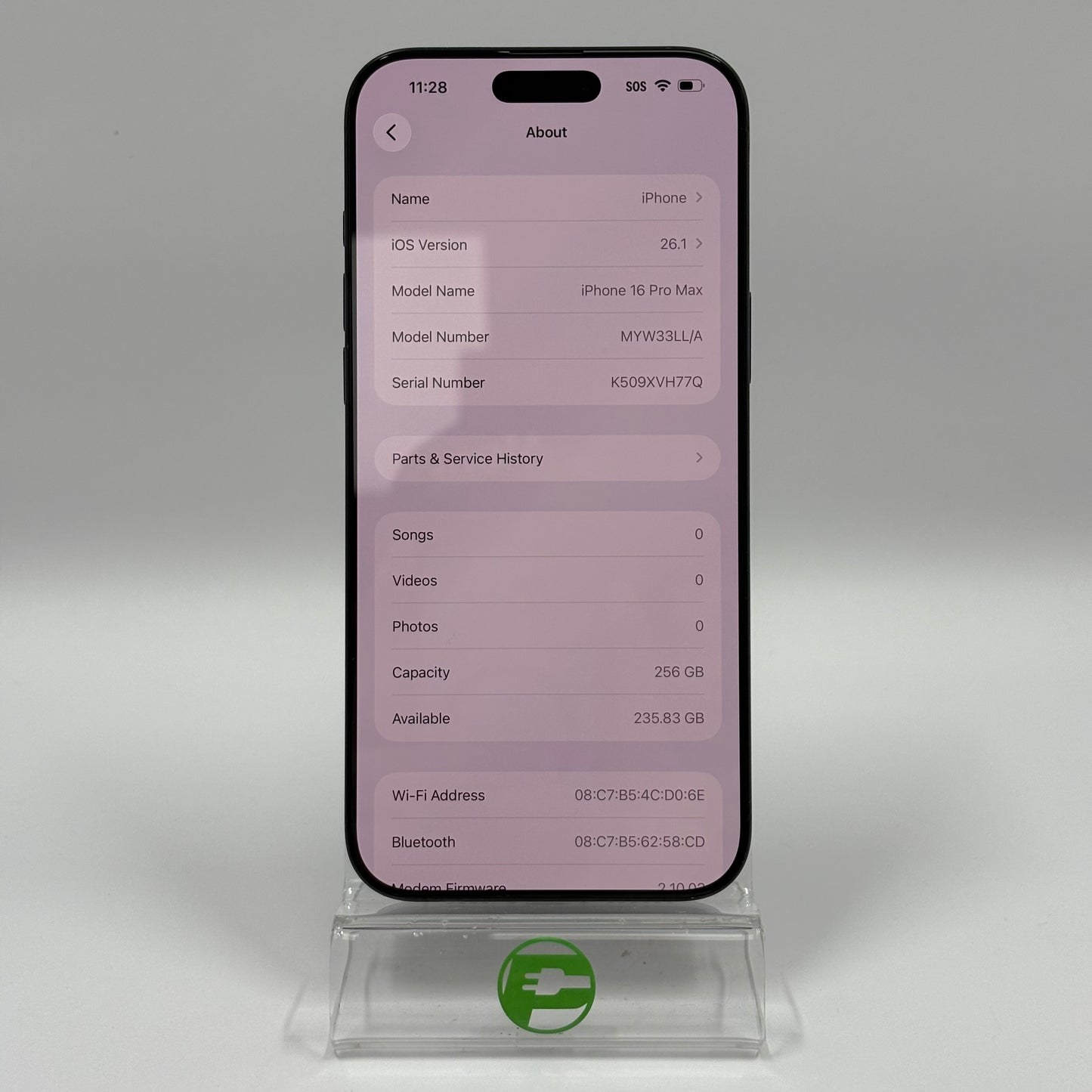 Unlocked Apple iPhone 16 Pro Max 256GB Black MYW33LL/A