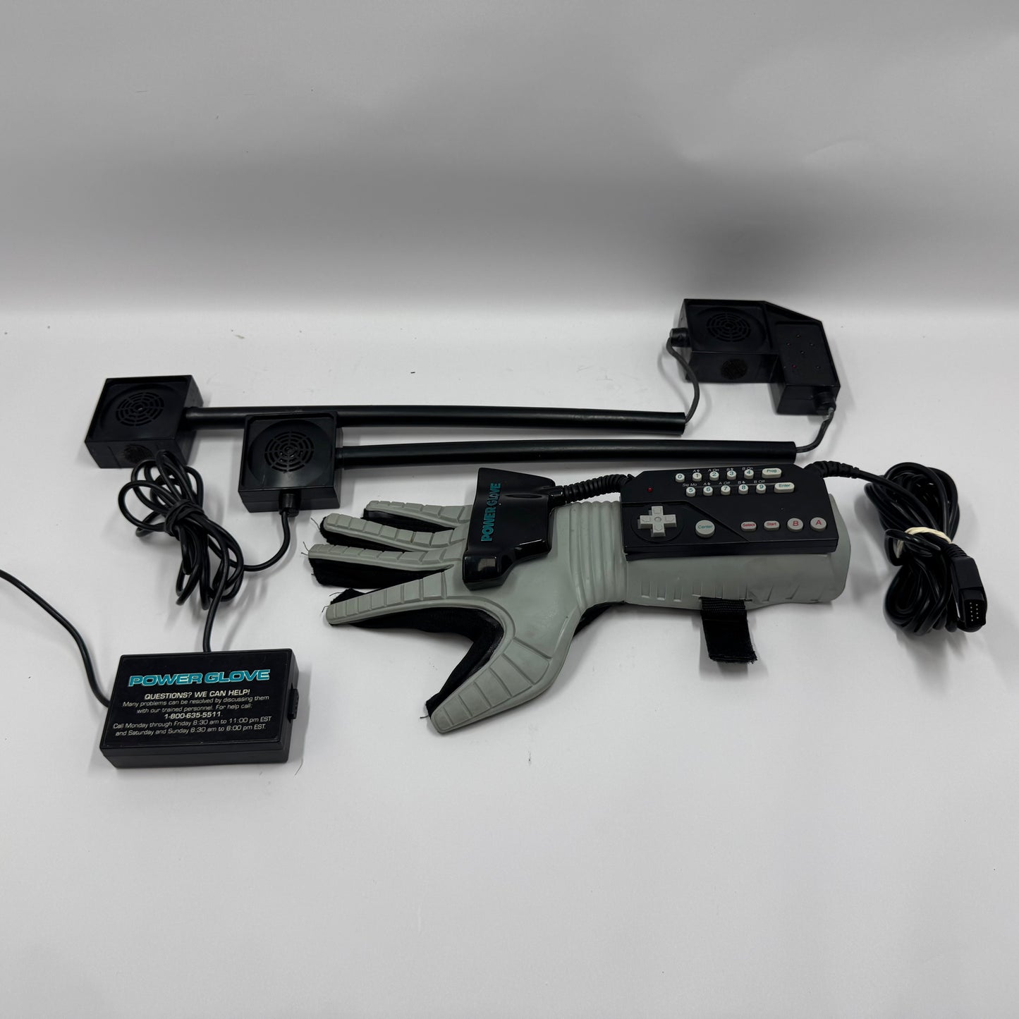 Mattel Electronics Power Glove Gray Controller For NES With Sensors