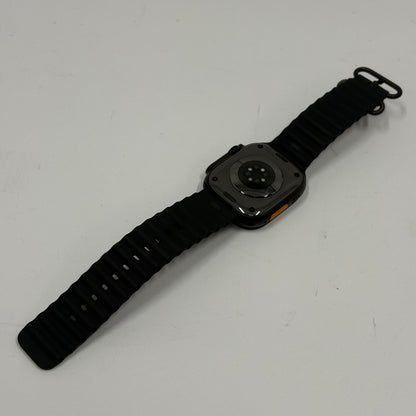 Unlocked Apple Watch Ultra 3 49MM Black Titanium Black Ocean Band MF0J4LW/A