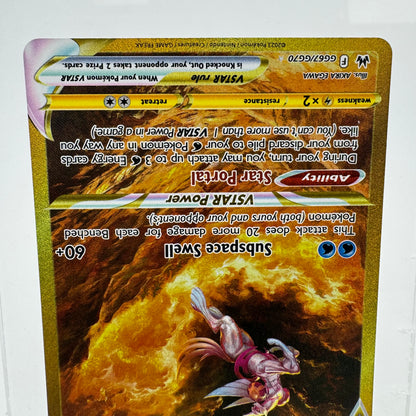 Pokémon TCG Crown Zenith Origin Forme Palkia VSTAR GG67 Holo Textured English NM