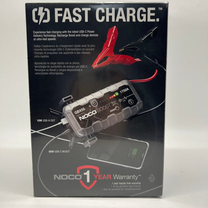 New Noco Boost X 12V 1750A Ultrasafe Jump Starter GBX55