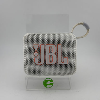 JBL Go 4 Portable Waterproof Bluetooth Speaker White