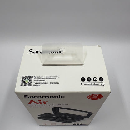 New Saramonic Air Universal 2.4 GHz Dual-Channel Wireless Microphone AIR-02