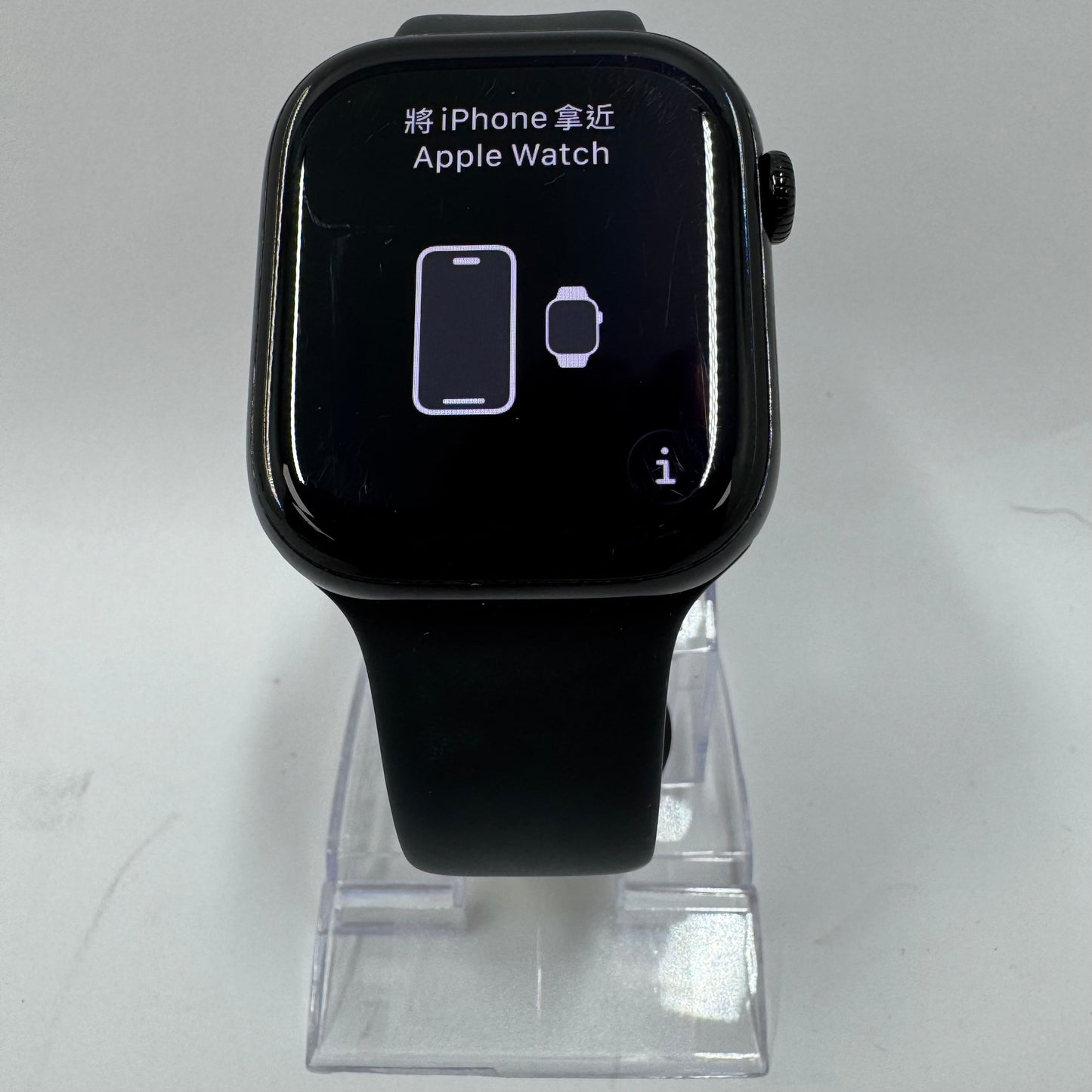 GPS Only Apple Watch Series 10 46MM Black Aluminum Black Sport Band MWWQ3LW/A