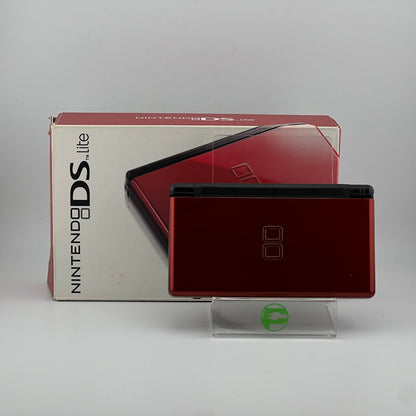 Nintendo DS Lite Handheld Game Console USG-001 Red Crimson & Black