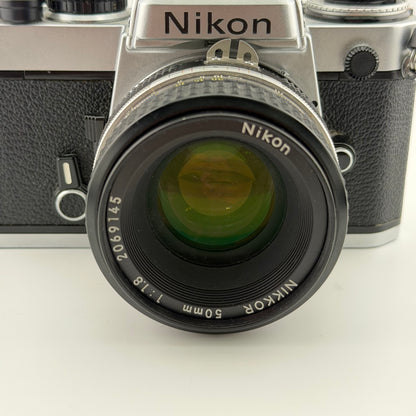 Nikon FE 35MM Film Camera Nikkor 50mm 1:1.8