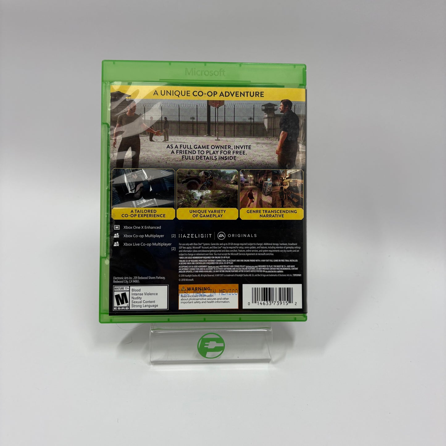 A Way Out (Microsoft Xbox One, 2018)