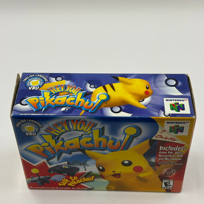Hey You Pikachu [Microphone Bundle] (Nintendo 64 N64, 2000)