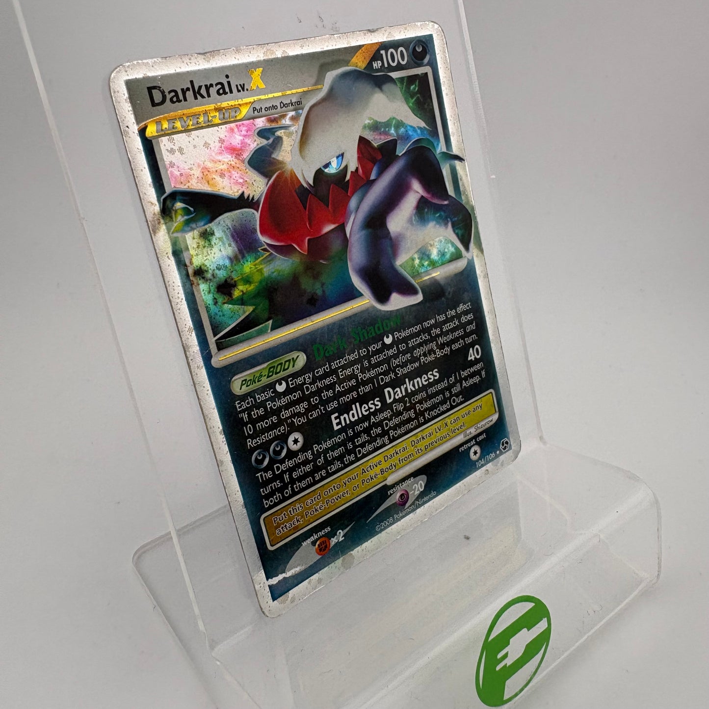 Pokémon TCG Great Encounters Darkrai LV. X 104 Holo English MP