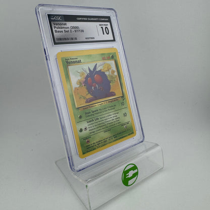 Pokémon TCG Base Set 2 Venonat #97 Regular English CGC 10 GEM MINT