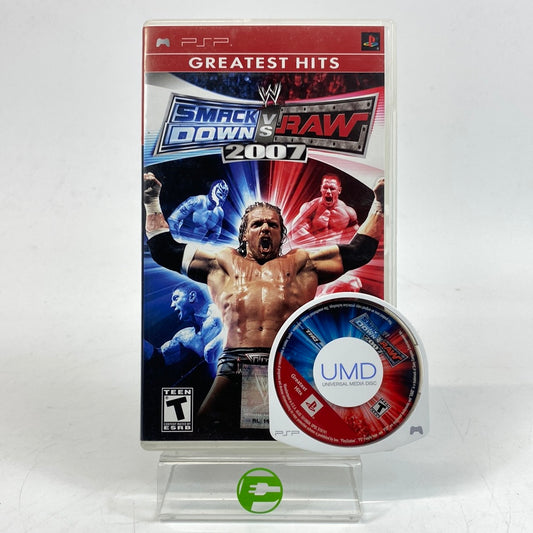 WWE Smackdown Vs. Raw 2007 (Sony PlayStation Portable PSP, 2006)