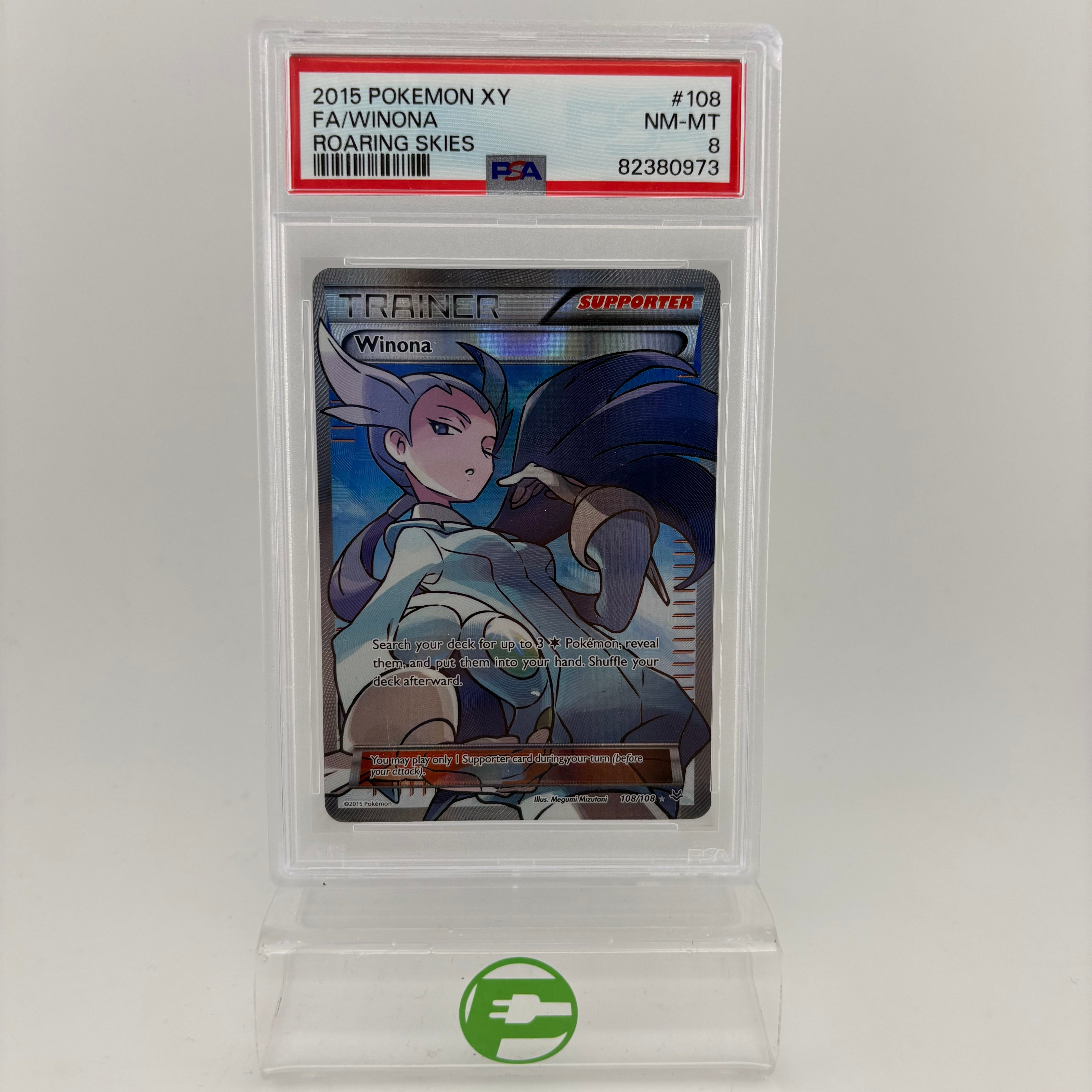 Pokémon TCG Roaring Skies Winona #108 English PSA 8 – PayMore Cary