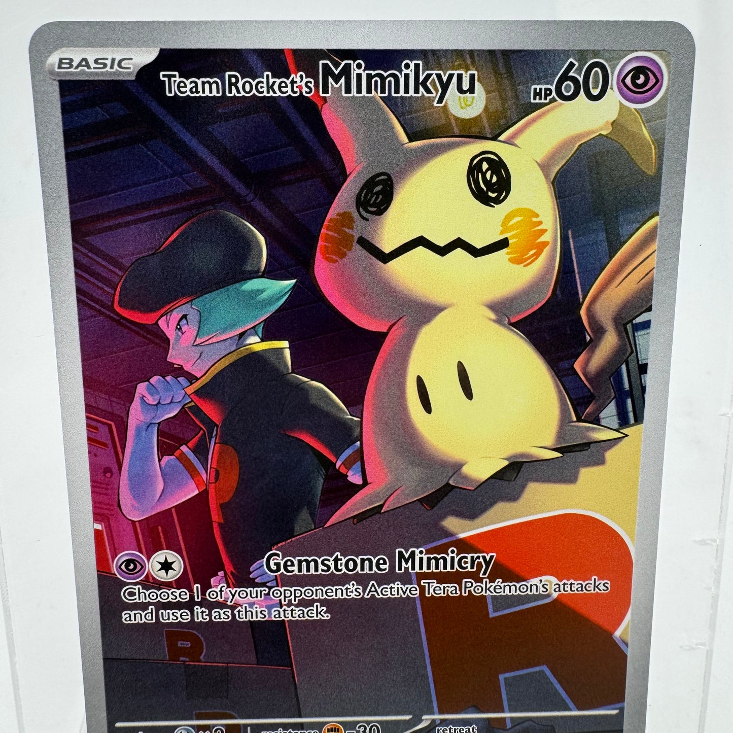 Pokémon TCG Ascended Heroes Team Rocket's Mimikyu #238 Holo English NM