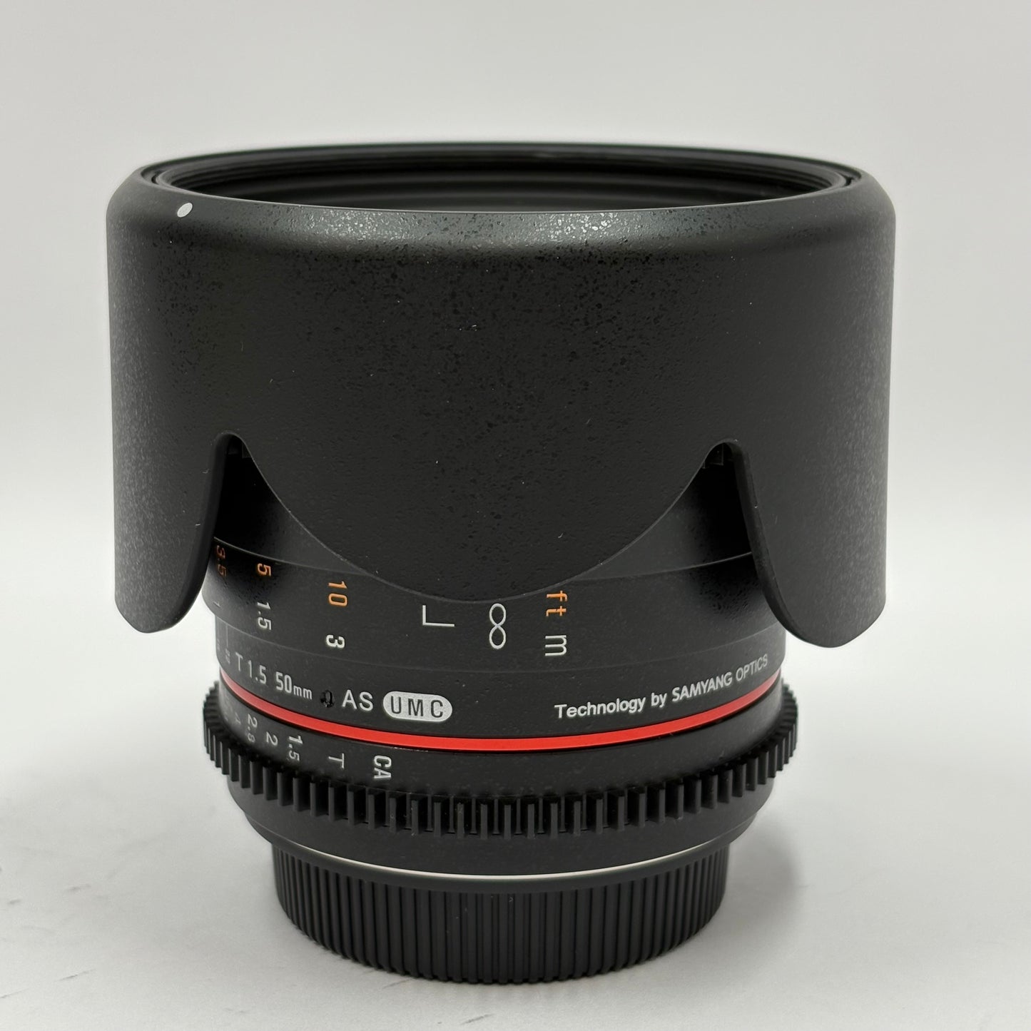 Rokinon Full Frame Cine DS 50mm T1.5 AS UMC For Canon EF Mount Manual Lens