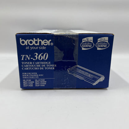 New Brother TN-360 Black Toner Cartridge High Yield