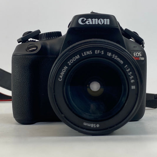 Canon EOS Rebel T100 18.0MP Digital SLR DSLR Camera
