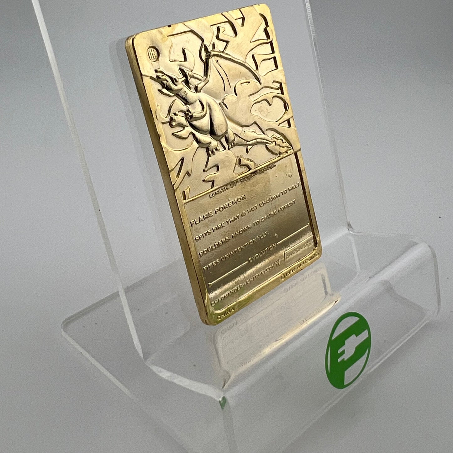 Pokemon Charizard [Gold Plated] #6 Burger King Promo Card