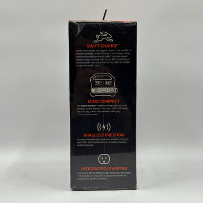 New NEBO Rambler 200 Portable Power Station NEB-PST-0003