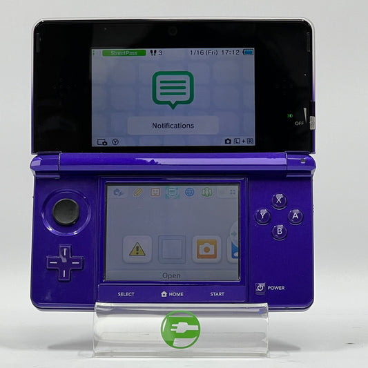 Nintendo 3DS Handheld Game Console CTR-001 Midnight Purple