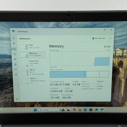 Lenovo t490s 14" i5-8365U 1.6GHz 8GB RAM 256GB SSD