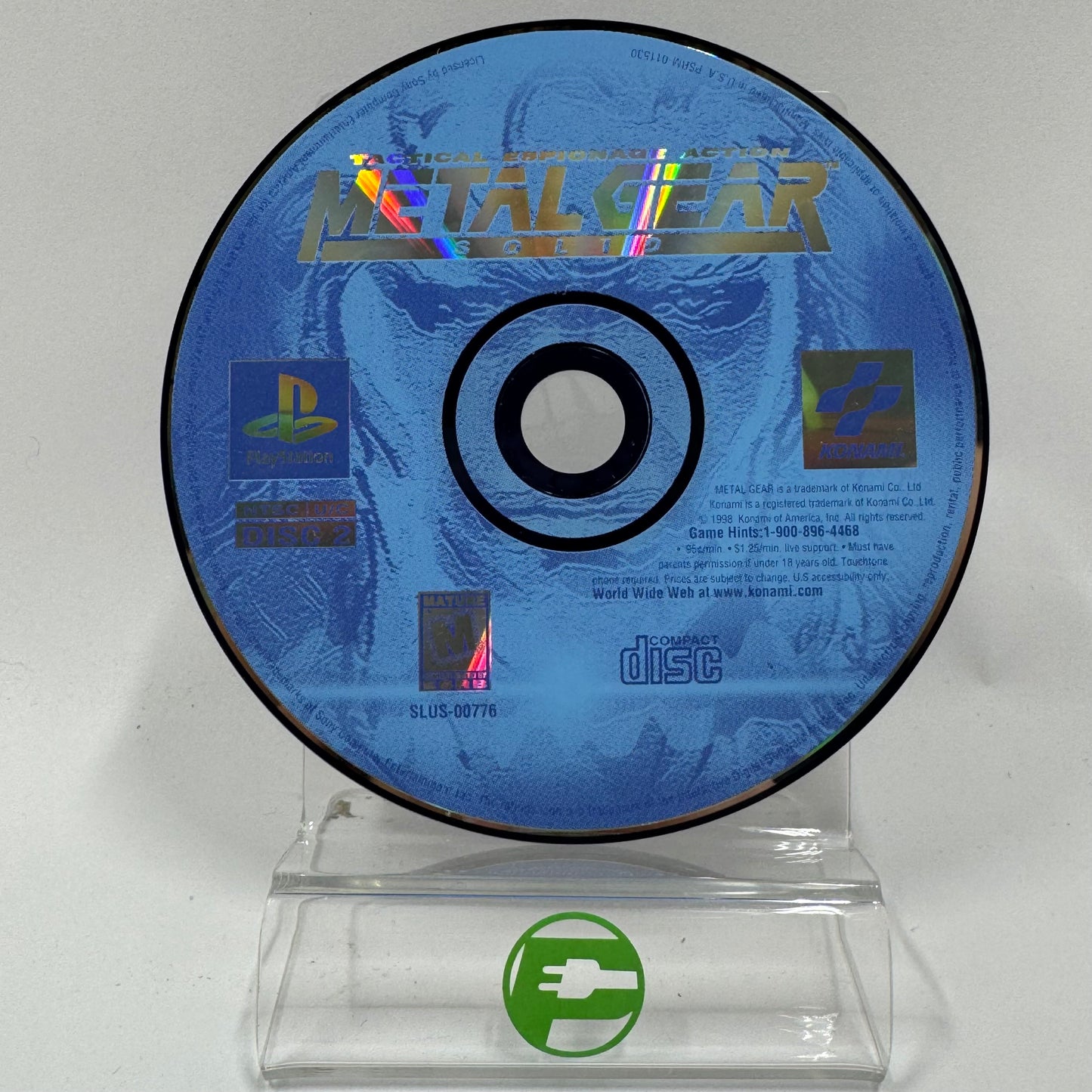 Metal Gear Solid (Sony PlayStation 1 PS1, 1998)