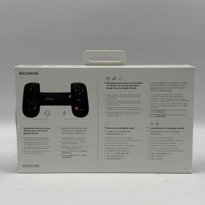 New Backbone One Lightning Controller Black BB-02-P-BRW Apple iPhone